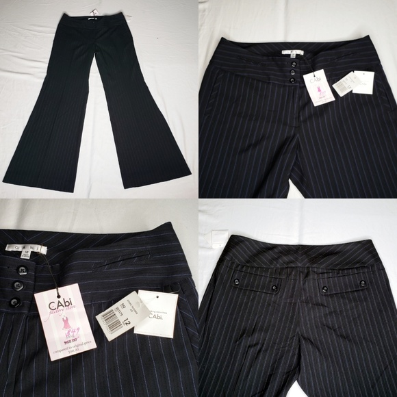 CAbi Pants - ‼SOLD‼ Cabi Pinstripe Trouser Pants Wide Leg